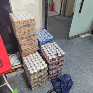 캔음료 다합쳐서 10만원 싸게팝니다