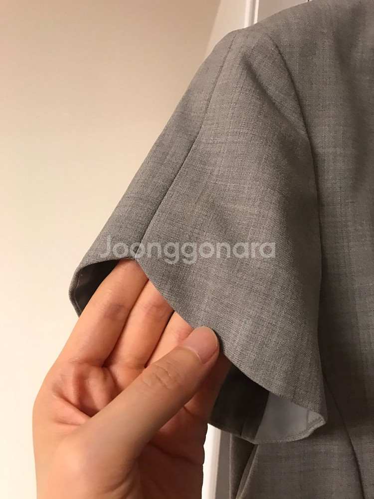 띠어리 썸머울 원피스 55(0)사이즈--3