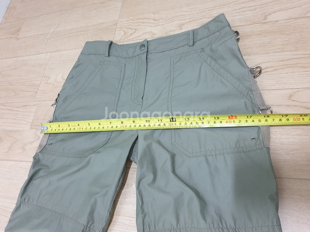 베네통정품 카키여름바지 25~26사이즈--5