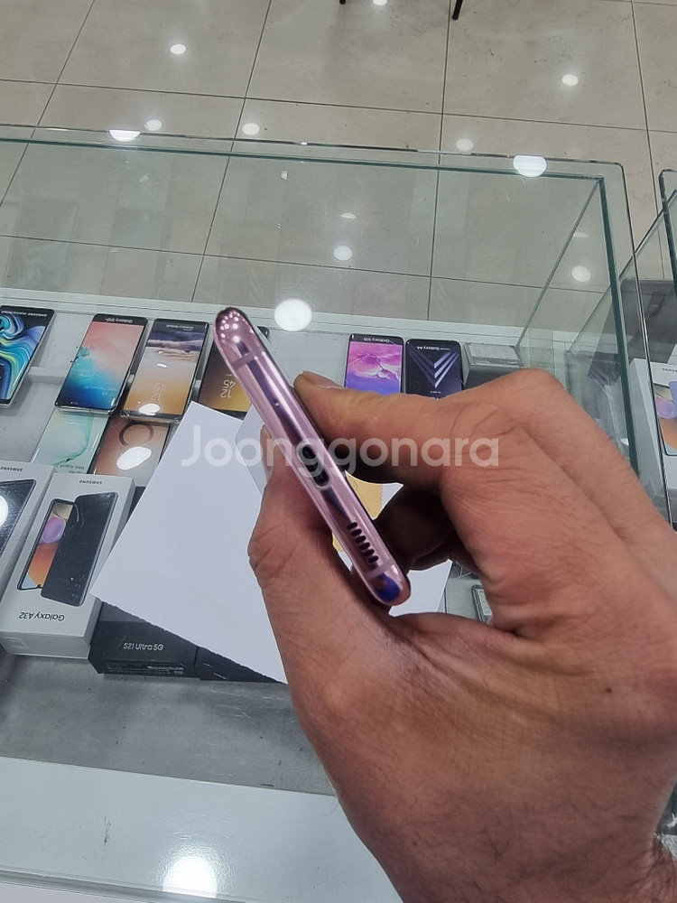 갤럭시S20 핑크 정상해지팝니다--2