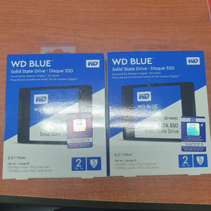 ssd 2.5인치 2테라 WD BLUE 3D 미개봉