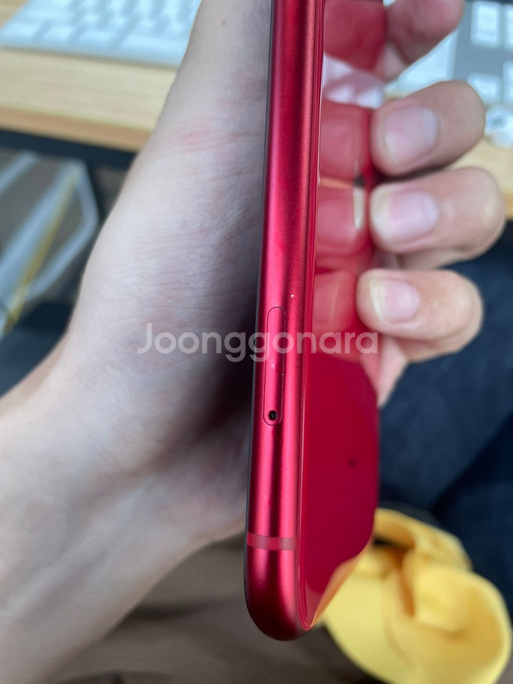 아이폰11 레드 128기가 풀박 배터리 91프로--5