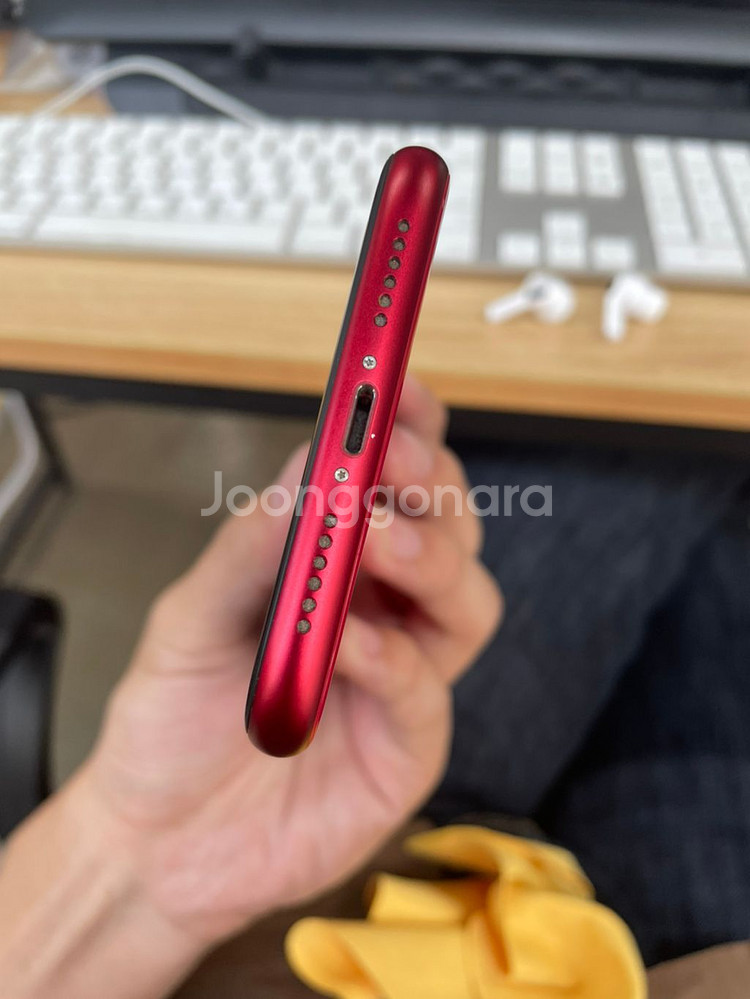 아이폰11 레드 128기가 풀박 배터리 91프로--4