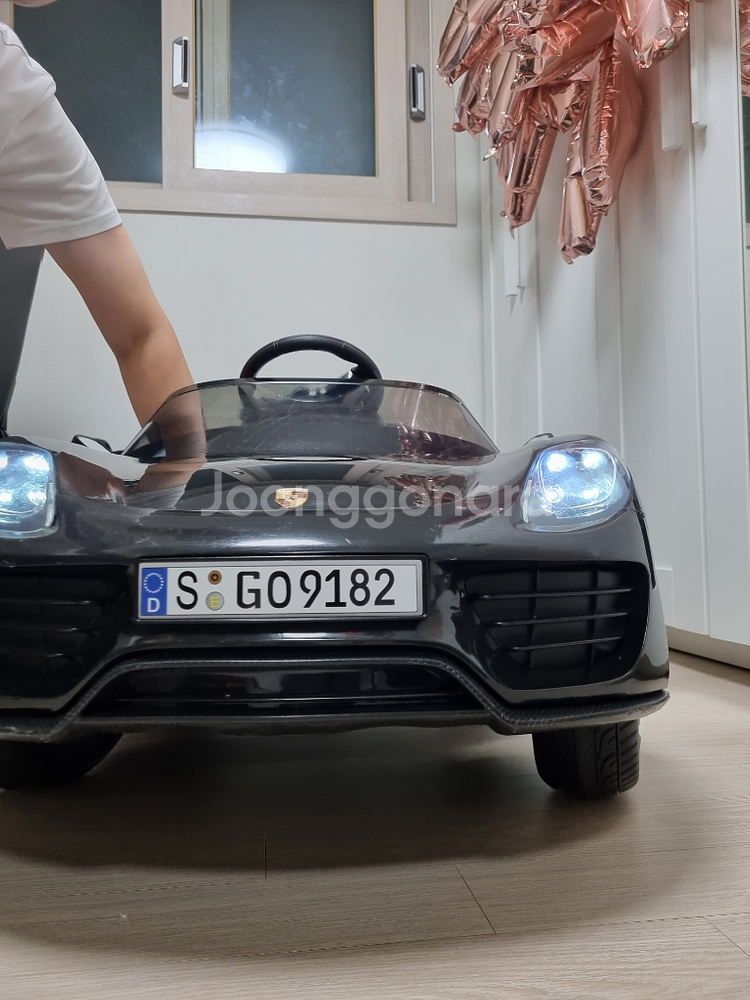 파파야 포르쉐918 Spyder 전동차 블랙--2