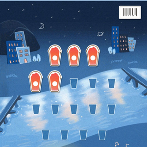 빨강 미션 각 2100원 5개 스타벅스 프리퀀시