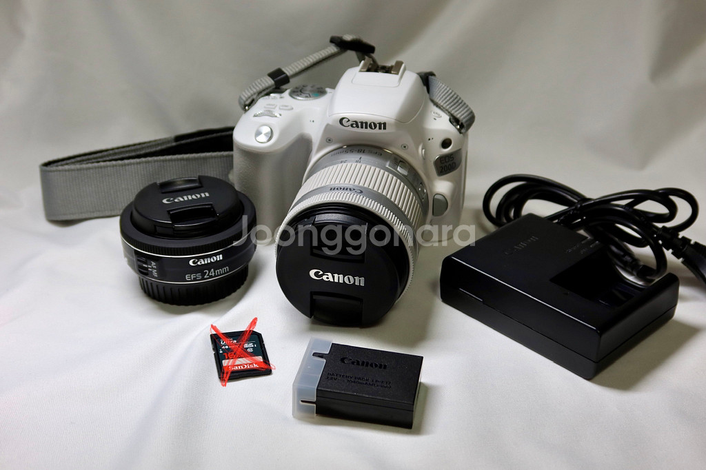 [네고]캐논 200d DSLR+18-55+24mm 렌즈--0
