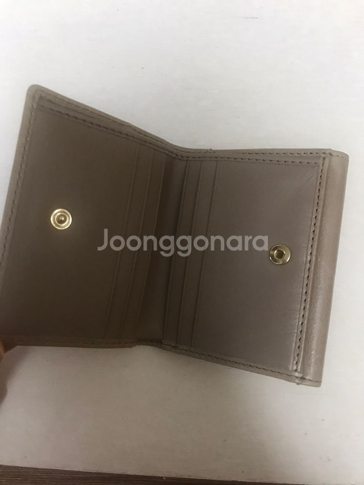 마시모두띠 누드베이지 염소 가죽 지갑 (새 상품)--3