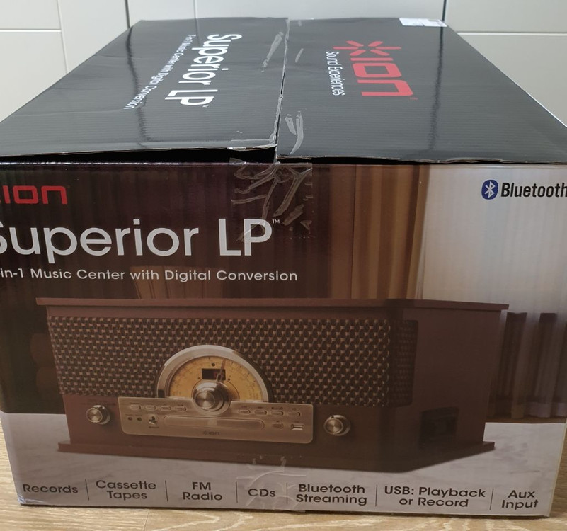 아이온 턴테이블 CD 블루투스 오디오--2