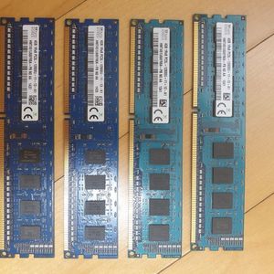 하이닉스 DDR3 4G 12800U 4개팝니다.