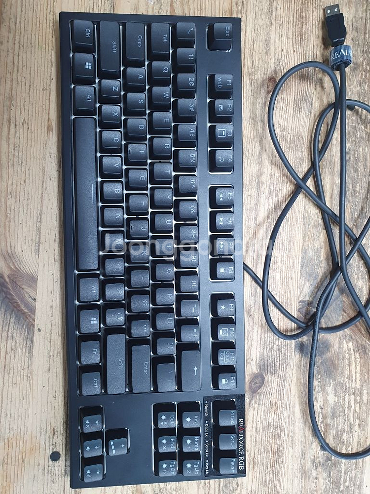 리얼포스 키보드 팝니다( RGB TKL)--2