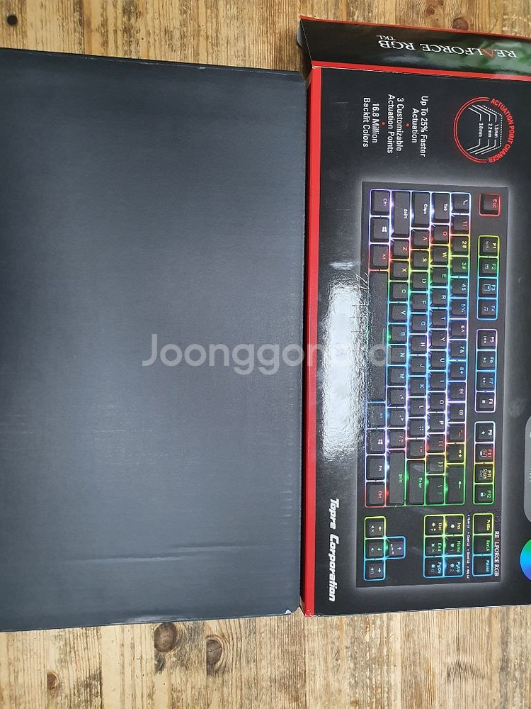 리얼포스 키보드 팝니다( RGB TKL)--5