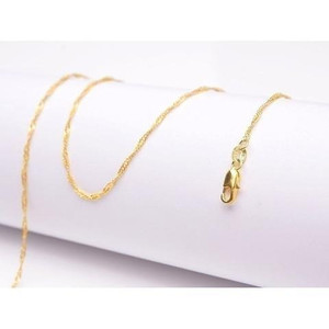 새 18k 골드 GF 76cm 30인치 금 GOLD