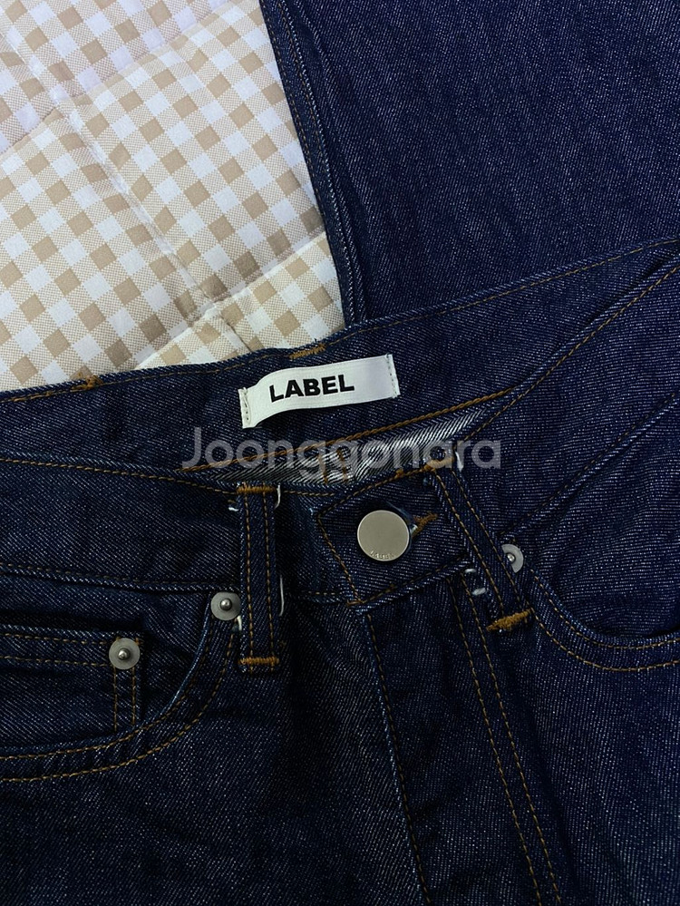 (교환가능) 라벨 아카이브 19 s/s raw 데님--2