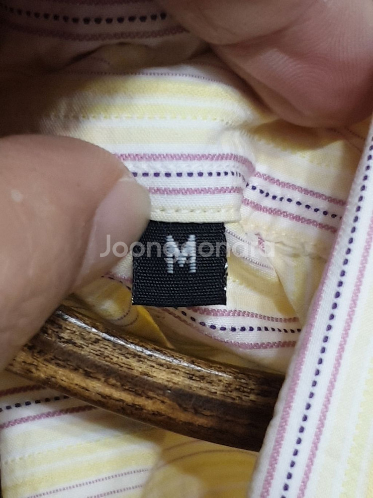 (M) 폴스미스 반팔셔츠 체크 남방 시어서커--3