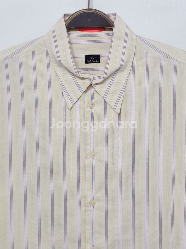 (M) 폴스미스 반팔셔츠 체크 남방 시어서커--1