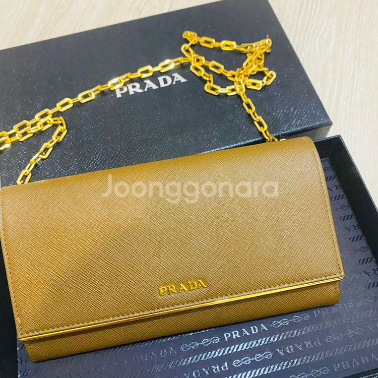 프라다 월렛 체인크로겸.클러치--0