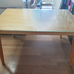 4인 식탁 + 유리 포함