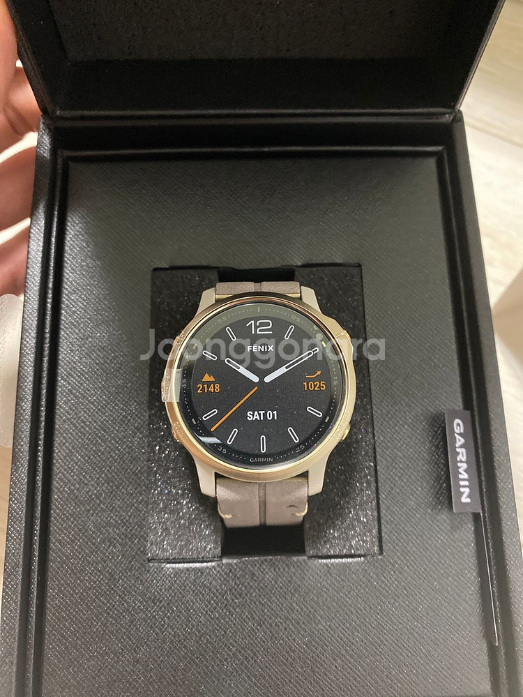 가민 피닉스 6S 사파이어 라이트골드--1