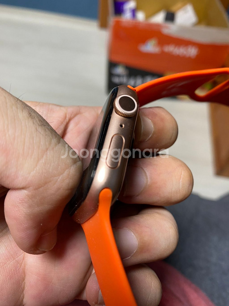 애플워치6 44mm 골드 + 애케플--1