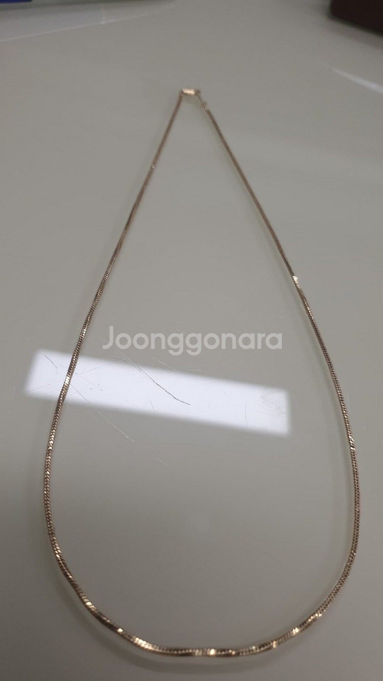 리골드 18k 베이직 목걸이--0
