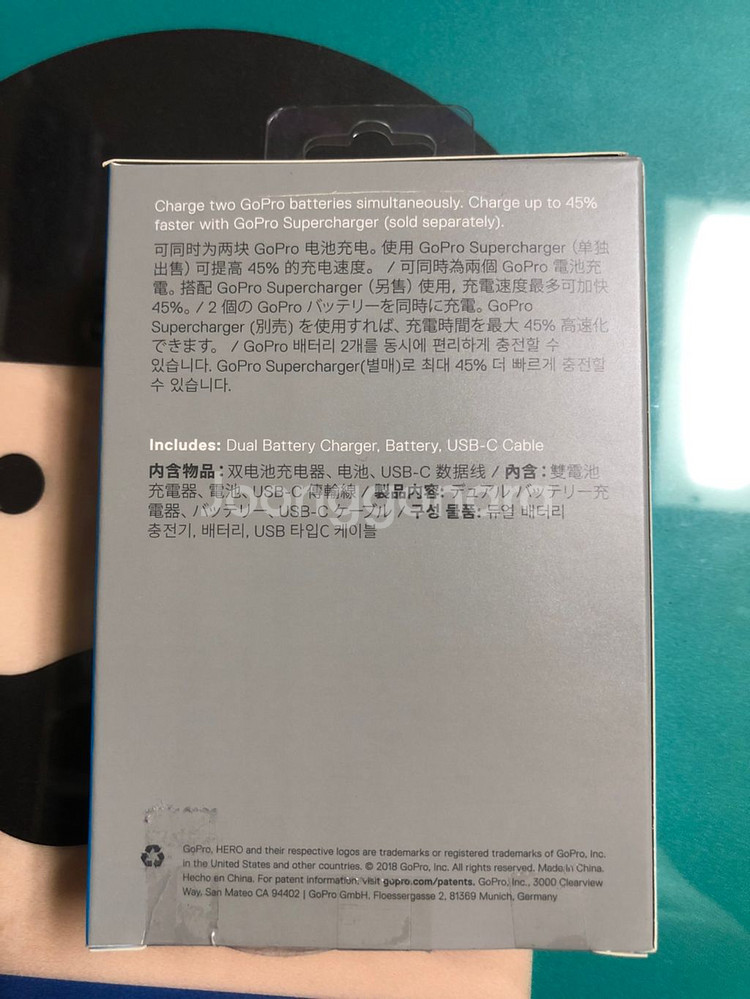 고프로 듀얼 배터리 정품--1