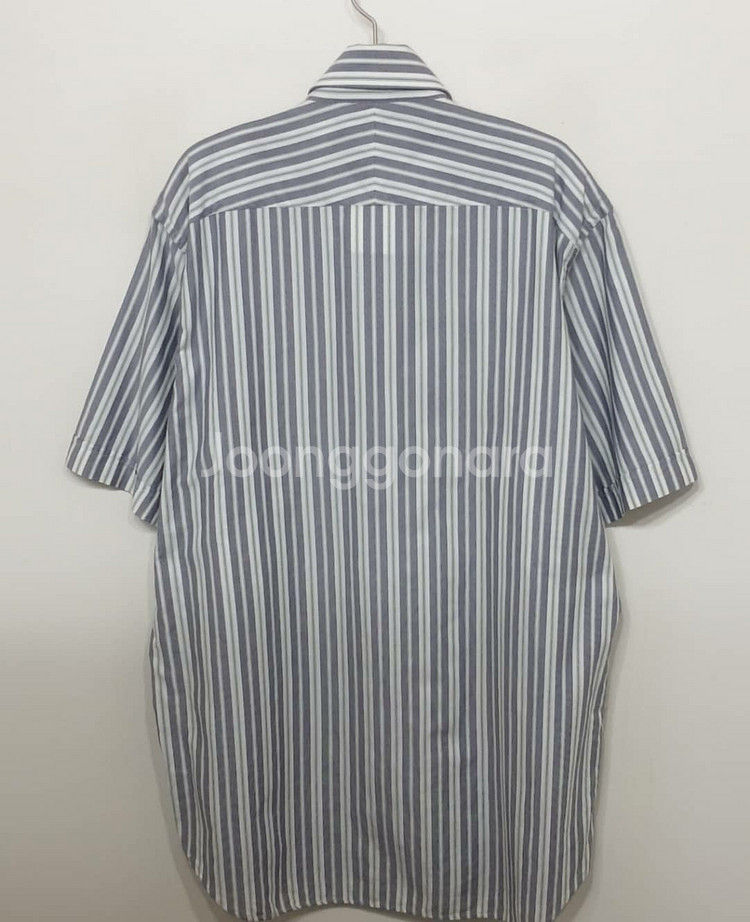 (XL) 던힐 반팔셔츠 스트라이프 남방 포켓--5