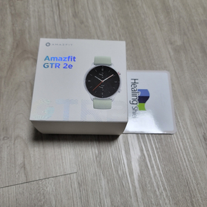 어메이즈핏 gtr2e 은색 녹색 스트랩