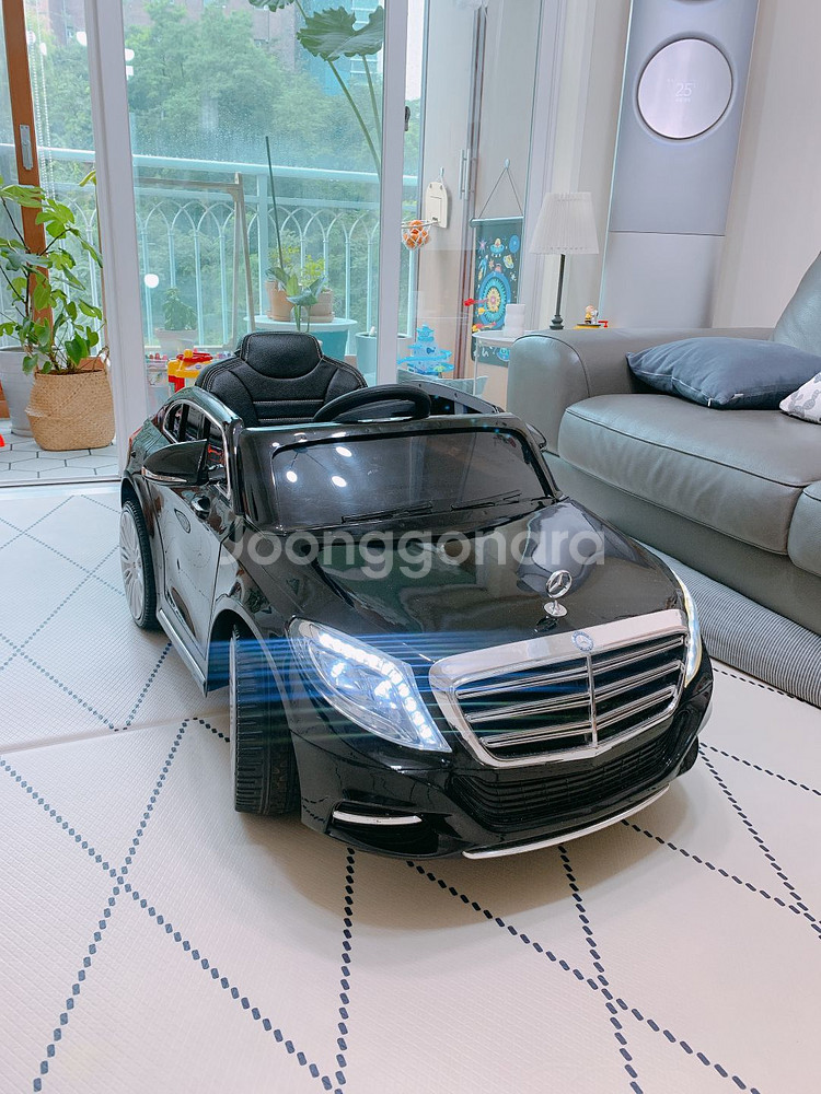 몬스터 토이즈 유아 전동차 벤츠 s600--1