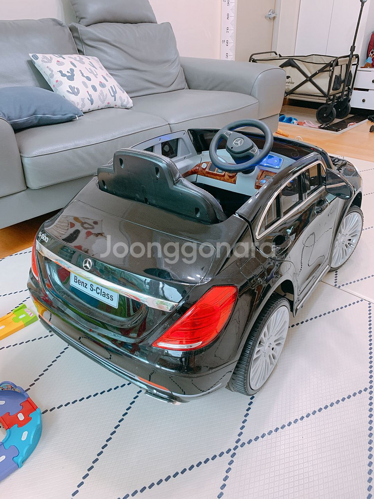 몬스터 토이즈 유아 전동차 벤츠 s600--3
