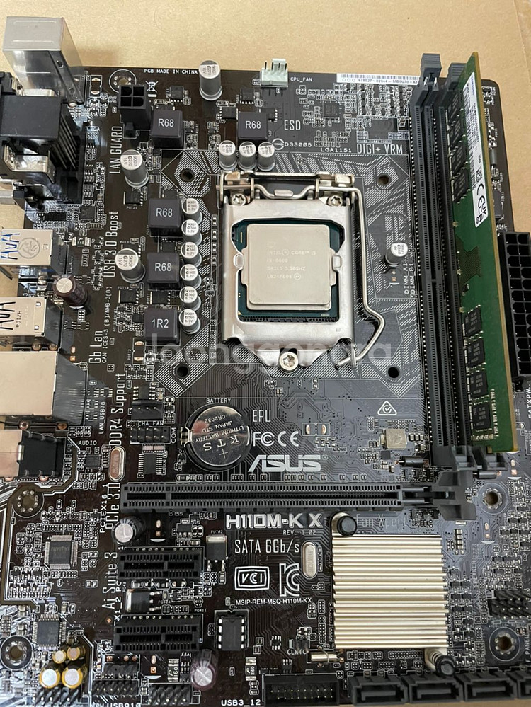 i5-6600 asus h110 삼성램 8g팔아요--1