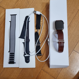 애플워치6 44mm 골드 스댕 애케플 풀박스