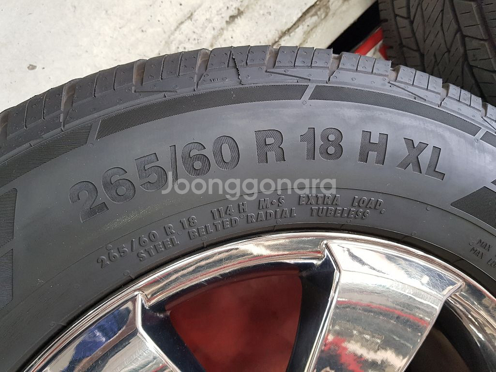 모하비 크롬 순정 18인치 휠타이어 판매합니다~--6