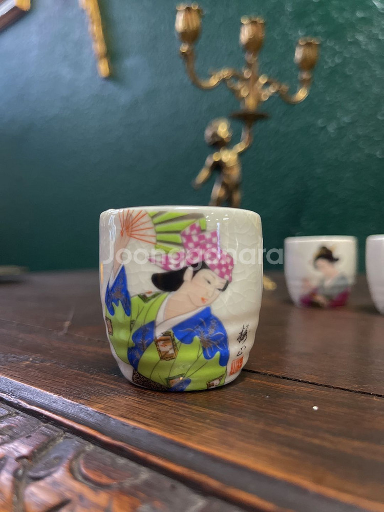 (일본) 빈티지 사케잔 세트--2