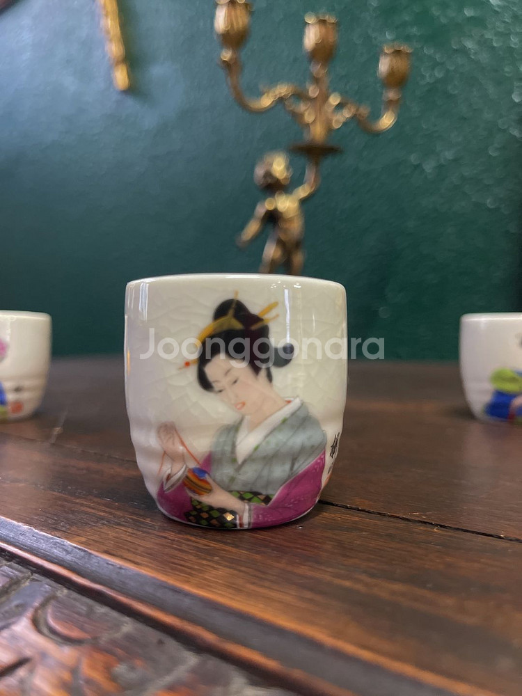 (일본) 빈티지 사케잔 세트--3