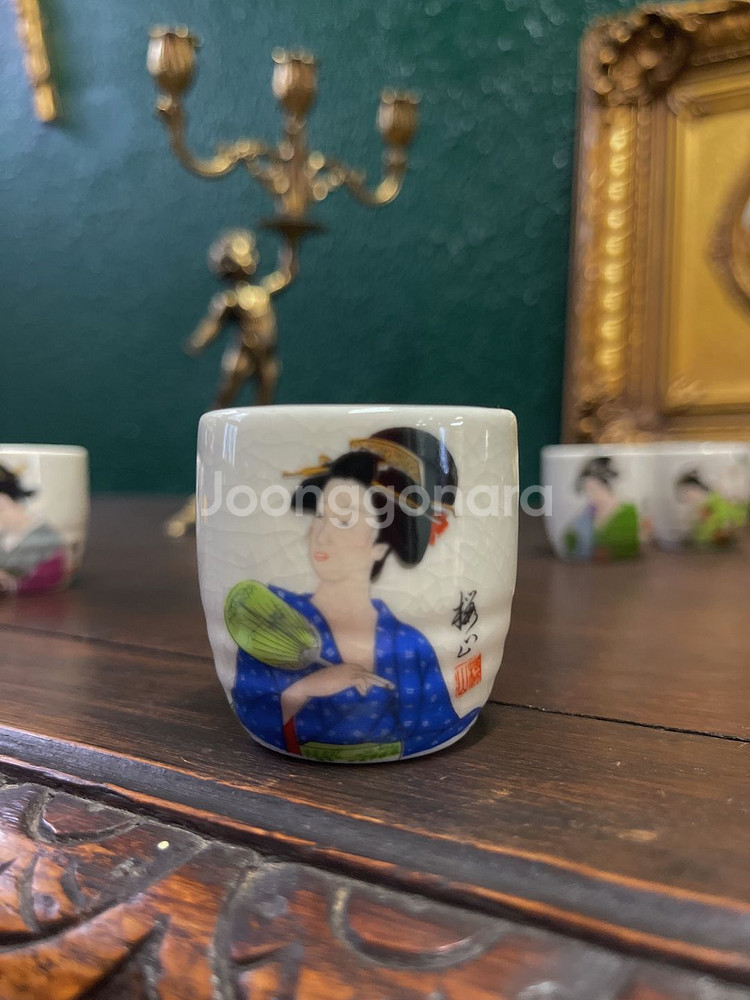 (일본) 빈티지 사케잔 세트--4