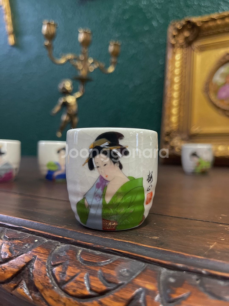 (일본) 빈티지 사케잔 세트--5