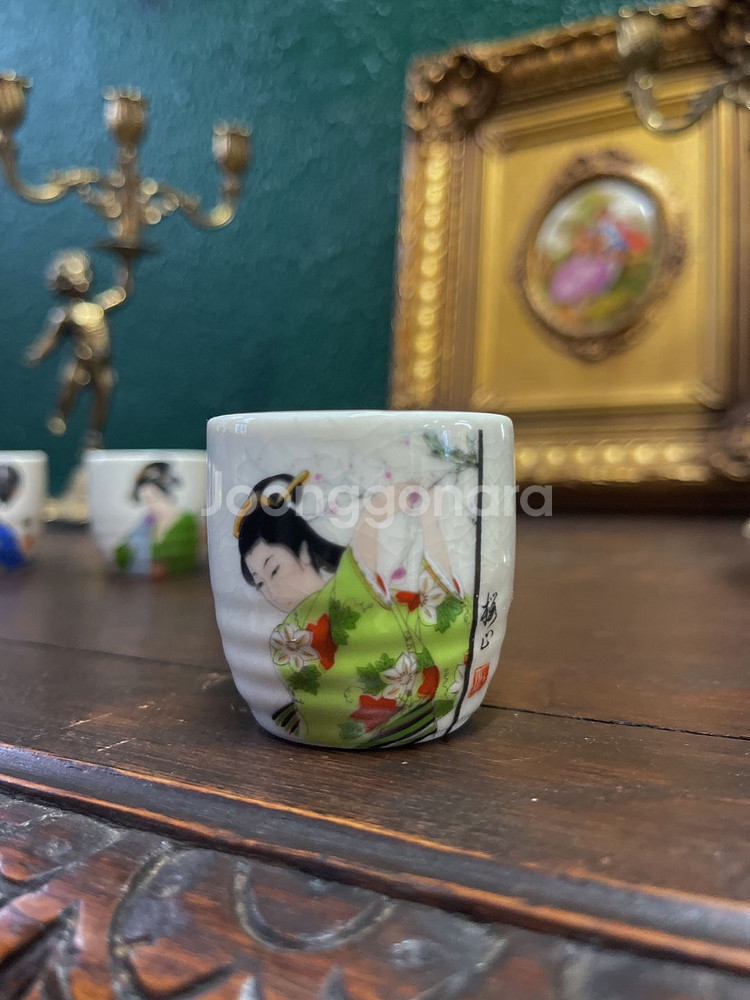 (일본) 빈티지 사케잔 세트--6