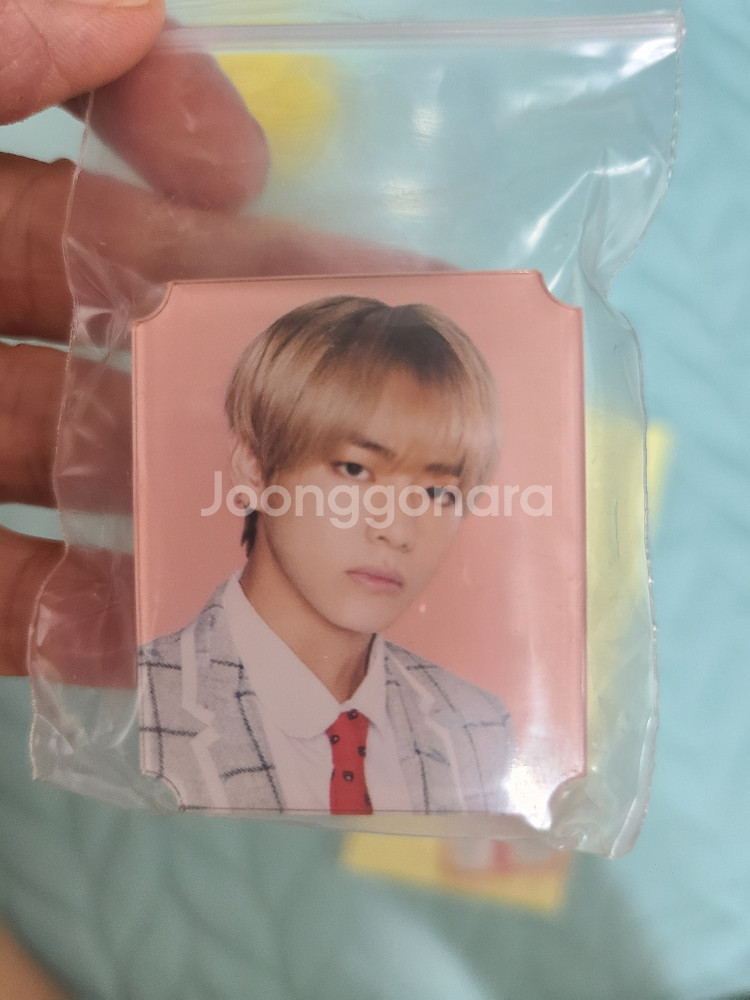 머스터 4기 태형 키링 뱃지--2