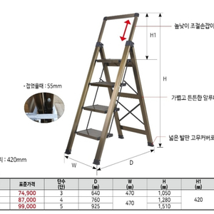 사다리 가정용