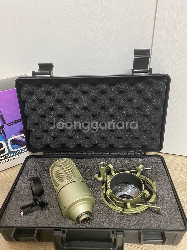 mxl990 + 오디오인터페이스 연결선--1