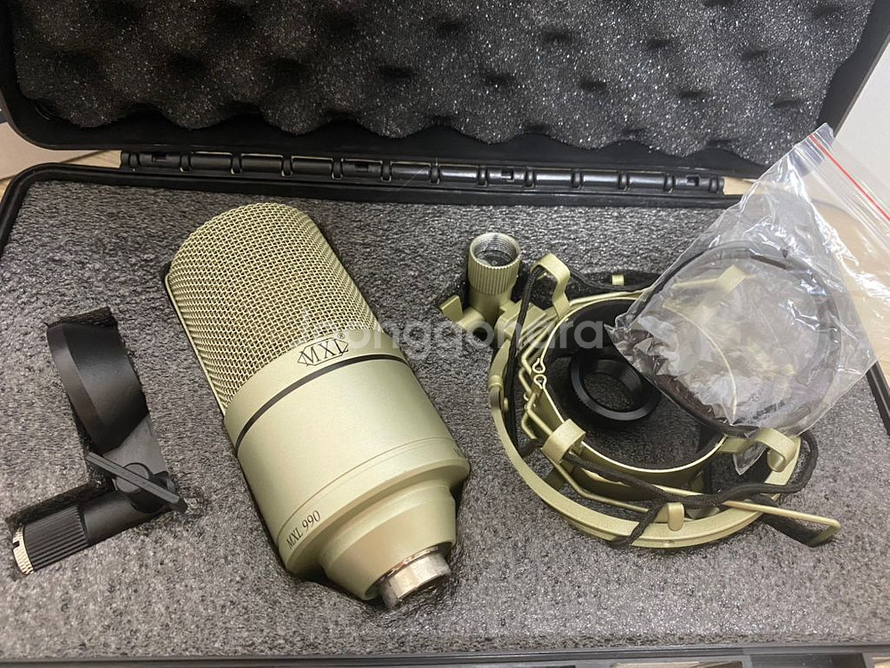 mxl990 + 오디오인터페이스 연결선--2