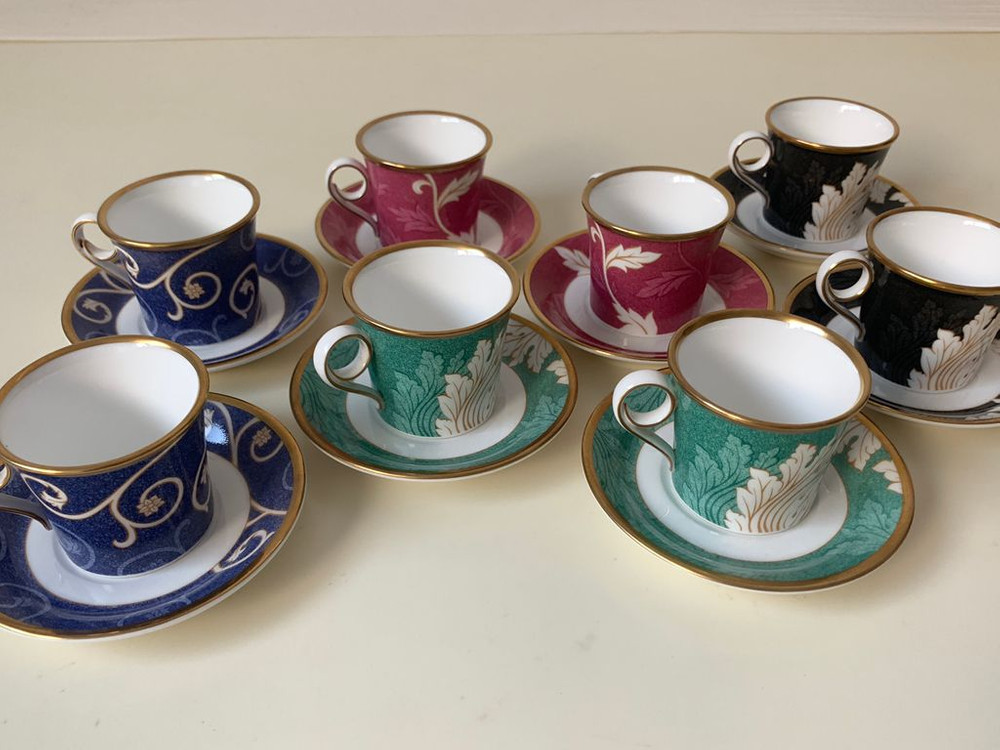 Wedgwood웨지우드 에스프레소 찻잔 8개--2