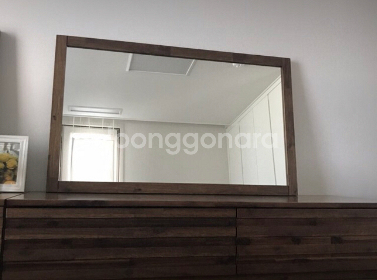 까사미아 원목 그린랜드 거울--0