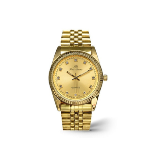NEW 18K 금 도금 명품 남성 손목 시계 선물 고급