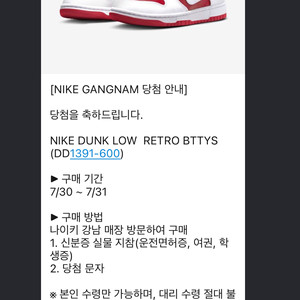 나이키 덩크로우 레트로 챔피언쉽 레드 280