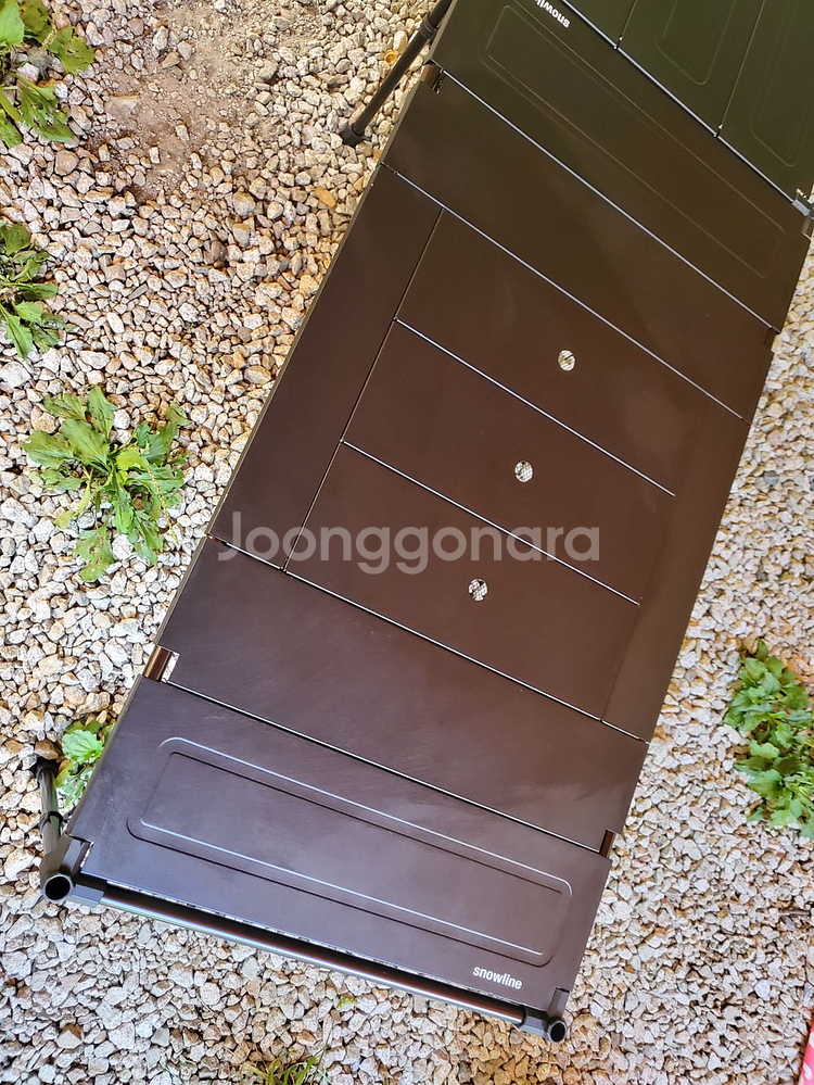 스노우라인 큐브 시스템 테이블 블랙 캠핑--7