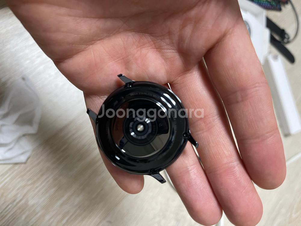 겔럭시 액티브2 스테인리스 44mm 블랙 lte 팝니다--4