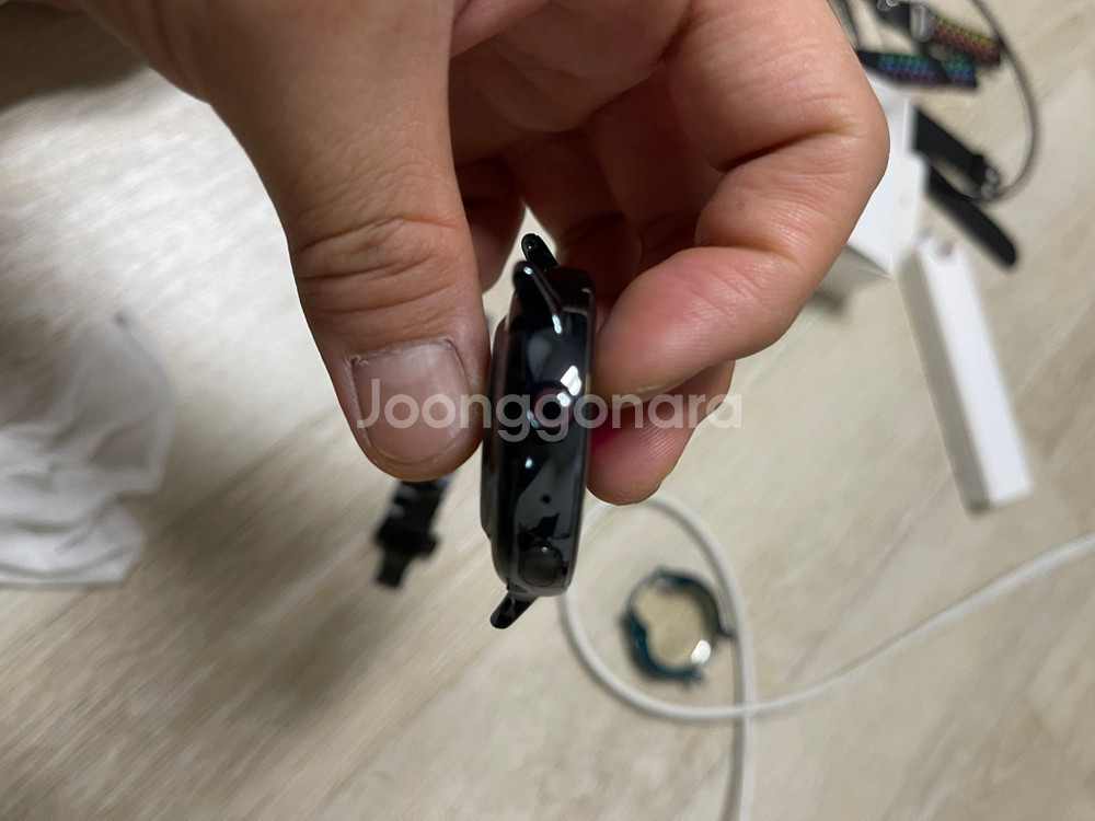겔럭시 액티브2 스테인리스 44mm 블랙 lte 팝니다--3