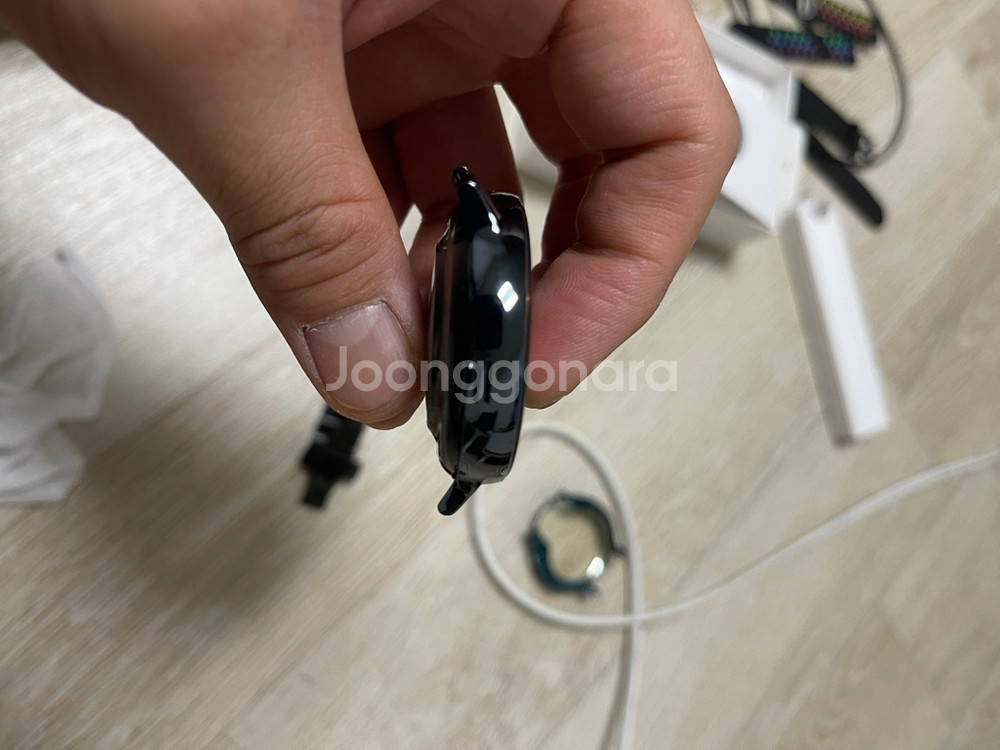 겔럭시 액티브2 스테인리스 44mm 블랙 lte 팝니다--5