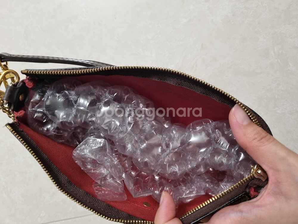 정품 루이비통 에바클러치 다미에--4